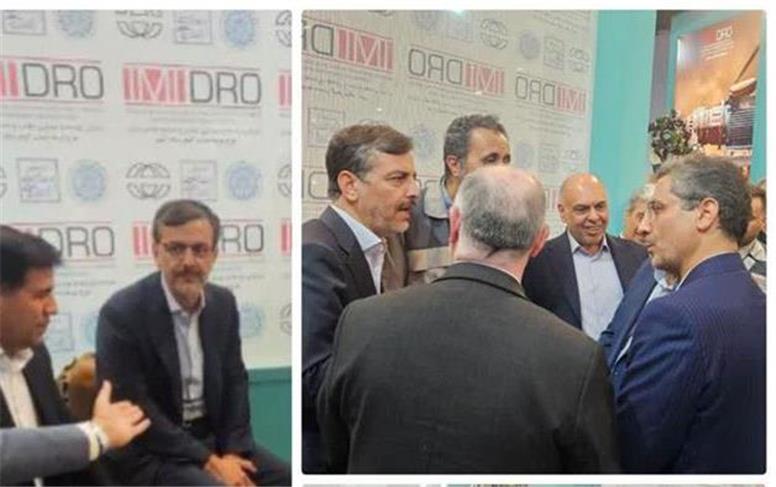بازدید معاون اقتصادی استاندار خراسان رضوی از غرفه مجتمع سنگ آهن سنگان