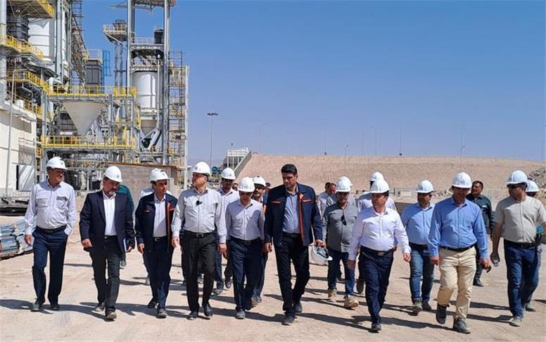 بازدید مدیرعامل شرکت ملی مس از طرح‌های توسعه‌ای مجتمع شهربابک