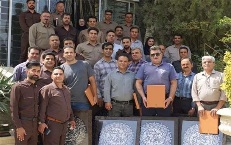 تجلیل از بازنشستگان امور طراحی و بهره‌وری انرژی مجتمع مس سرچشمه رفسنجان
