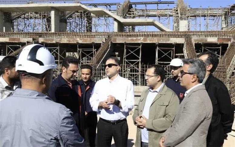 بازدید مدیرعامل شرکت ملی صنایع مس ایران از پروژه احداث کمپ ورزشی ورزقان