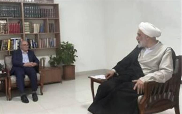 دیدار مدیرعامل هلدینگ سرمایه‌گذاری گروه توسعه ملی با حضرت آیت‌الله قمی به مناسبت هفته دولت