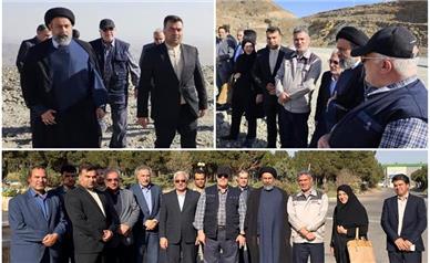 بازدید مسئولان استانی از مجتمع سنگ‌آهن سنگان با تأکید بر نقش ملی این معادن
