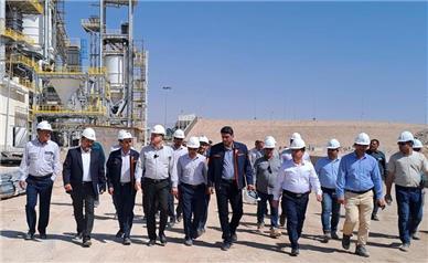 بازدید مدیرعامل شرکت ملی مس از طرح‌های توسعه‌ای مجتمع شهربابک