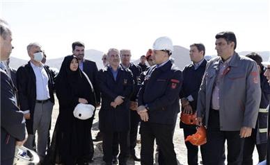 بازدید اعضای کمیسیون صنایع و معادن مجلس از مجتمع مس سونگون